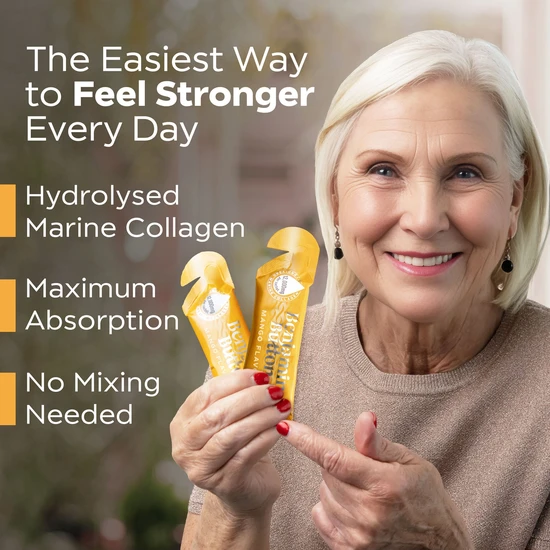 Benjamin Button Mango 12,000mg Marine Collagen Liquid Sachets x 14