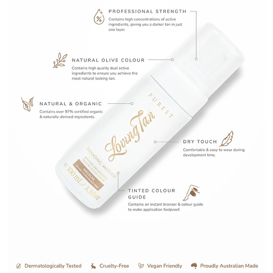 Loving Tan Purest Tanning Mousse Medium