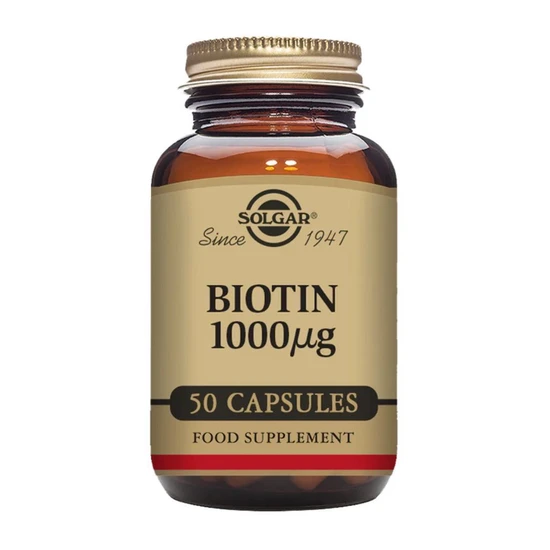 Solgar Biotin 1000ug Capsules 50 Capsules