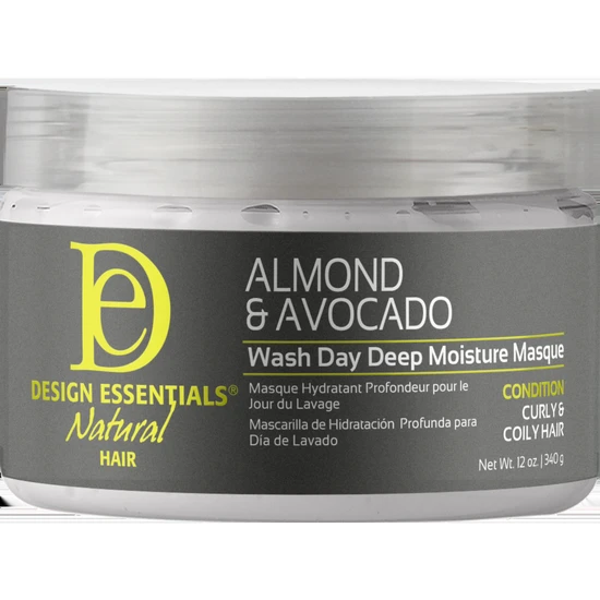 Design Essentials Almond & Avocado Wash Day Deep Moisture Masque 340g