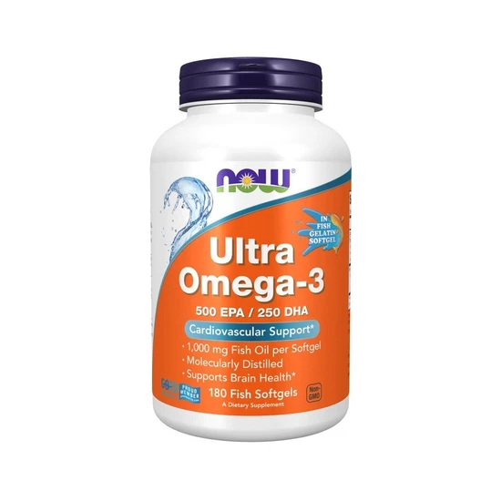 NOW Foods Ultra Omega-3 180 Softgels