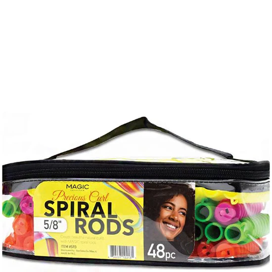 Magic Collection Assorted Precious Curl Spiral Rods SR3 48 x 5/8 Inches