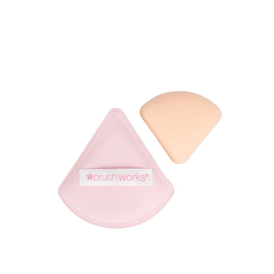 Brushworks Triangular Pillow Puff Duo