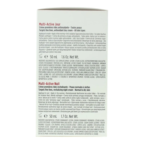 Clarins Multi-Active Gift Set: Day Cream 50ml Night Cream 50ml 2 Piece