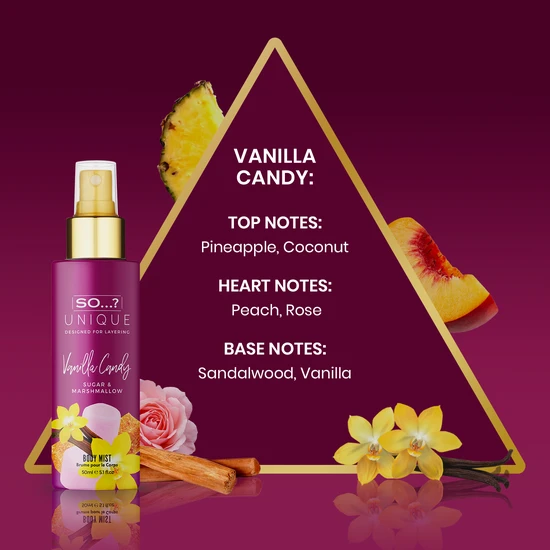 SO...? Unique Grande Body Mist Petal Perfection 6x 50ml