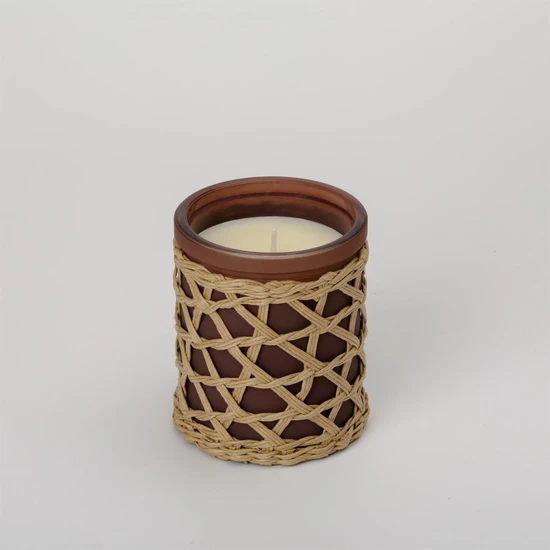 French Connection Bamboo Collection Black Cherry & Cedarwood Candle 200g
