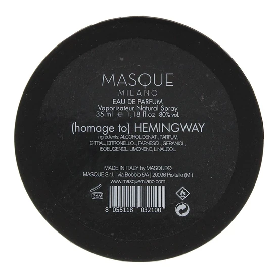 Masque Milano Hemingway Eau De Parfum 35ml