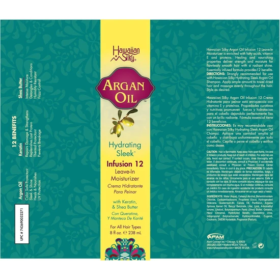 Hawaiian Silky Hydrating Sleek Infusion 12 Leave-In Moisturiser 238ml