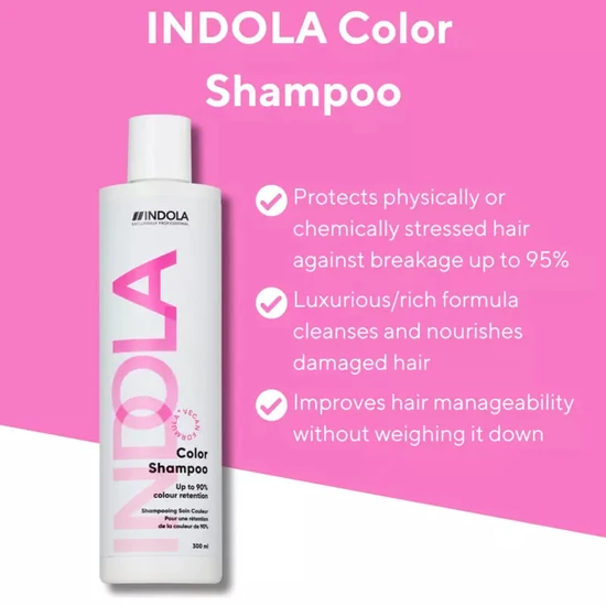 Indola Professional Vegan Colour Shampoo 300ml