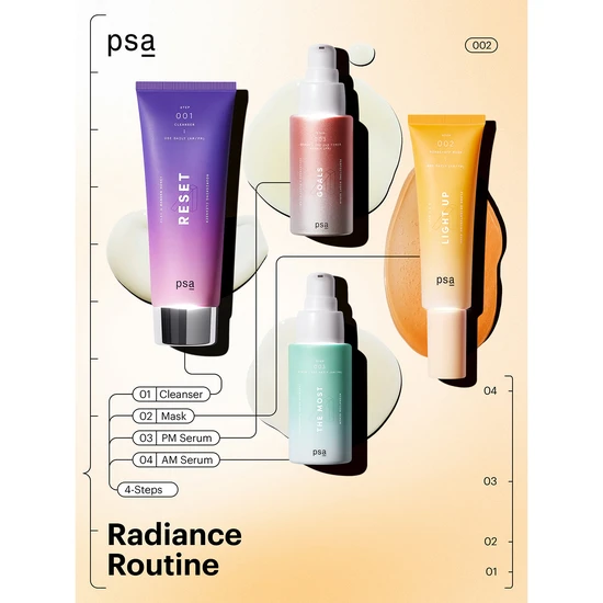 PSA Skin Light Up Vitamin C & E Flash Brightening Mask 50ml