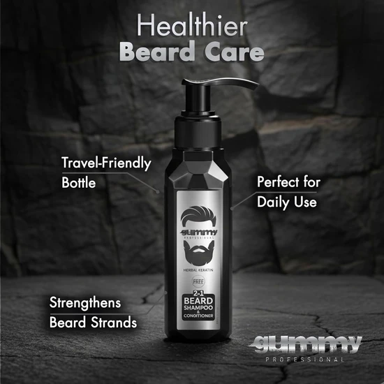 Fonex Gummy 2 In 1 Beard Shampoo & Conditioner 100ml