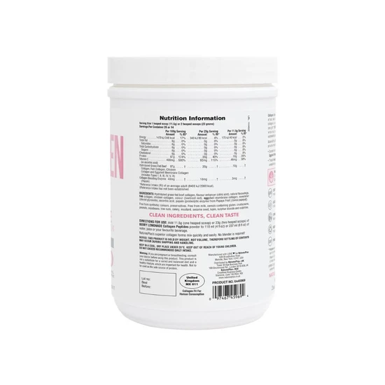 Nature's Plus Collagen Peptides Berry Lemonade 322g