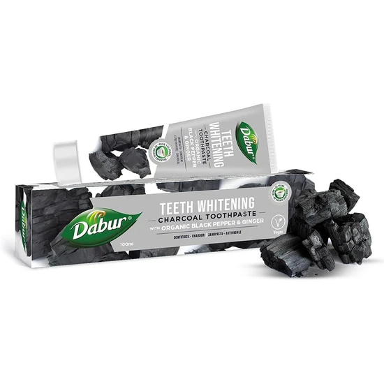 Dabur Teeth Whitening Charcoal Toothpaste 100ml
