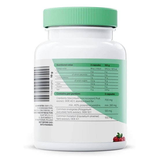 Osavi Cranberry EXTRA Capsules 30 Capsules