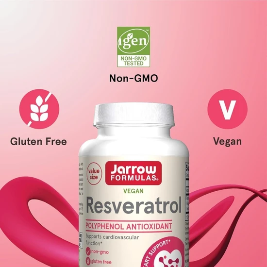 Jarrow Formulas Resveratrol 100mg - 60 Veggie Capsules