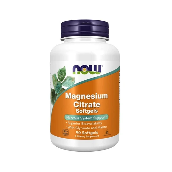 NOW Foods Magnesium Citrate 90 Softgels