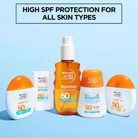 Garnier Ambre Solaire Super UV Refreshing Face Water Fluid SPF 50 40ml
