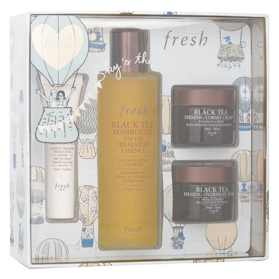 Fresh Black Tea Firming Beauty Set 4pcs