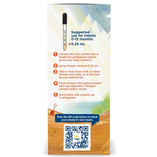 Nordic Naturals Baby's Vitamin D3 400iu 22.5ml