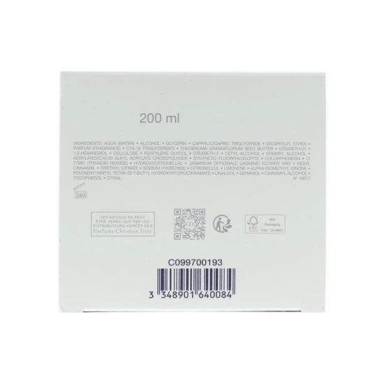 DIOR J'adore Les Adorables Body Milk 200ml