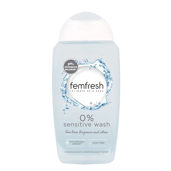 Fem Fresh Zero Percent Sensitive Intimate Wash 250ml