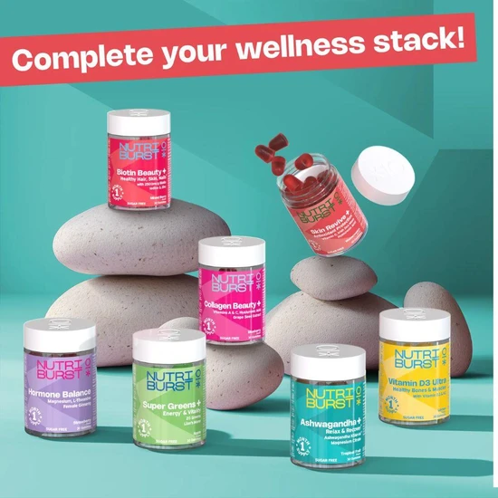 Nutriburst Skin Revive+ Antioxidant Protection Gummies 30 Gummies