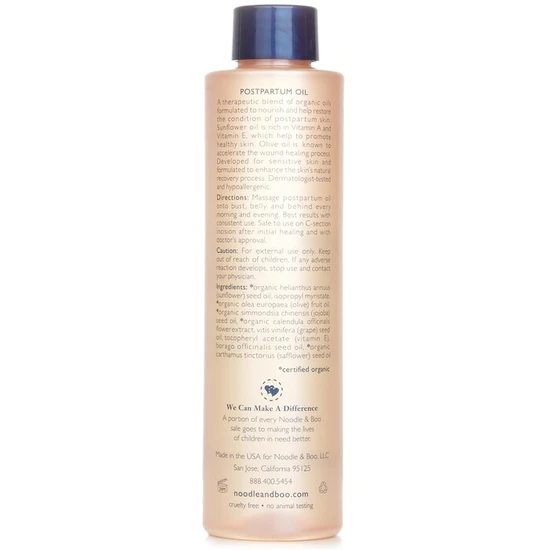 Noodle & Boo Postpartum Skin Care Oil 207ml