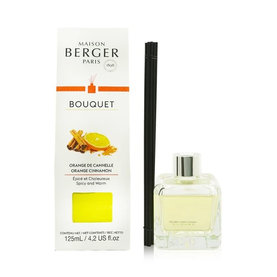 Maison Berger Cube Scented Bouquet Orange Cinnamon 125ml