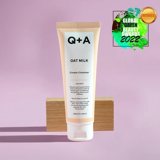 Q+A Oat Milk Cream Cleanser 125ml