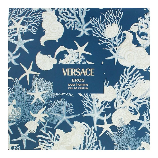 Versace Eros Gift Set 100ml Eau De Parfum + 5ml Eau De Parfum + 150ml Bath & Shower Gel