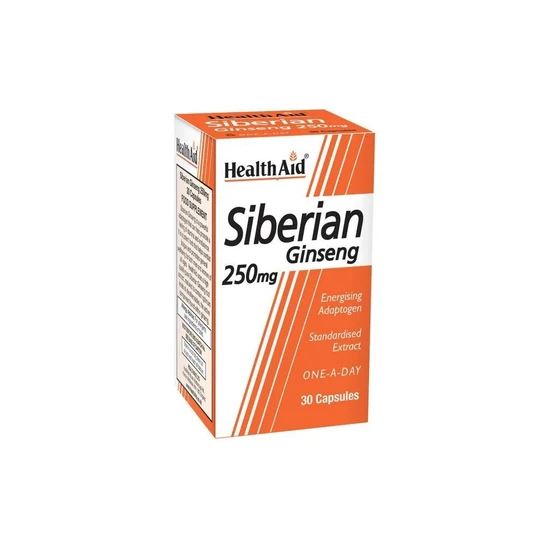 Health Aid Siberian Ginseng 250mg 30 Capsules