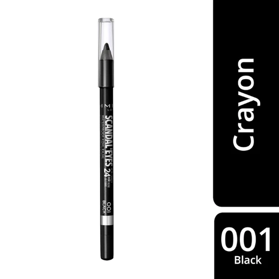 Rimmel Scandaleyes Waterproof Eyeliner Pencil Black