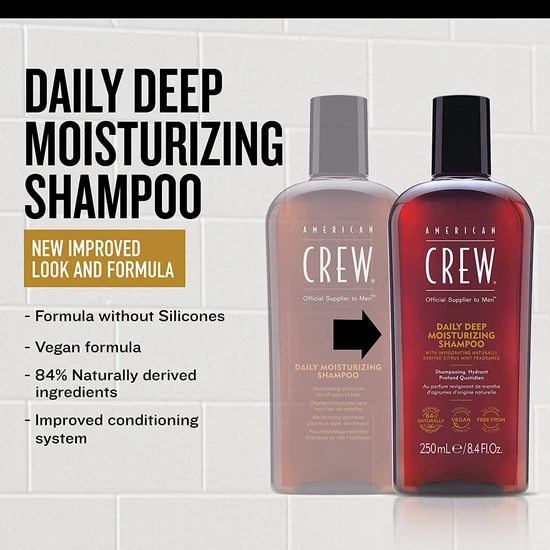 American Crew Daily Deep Moisturising Shampoo 250ml