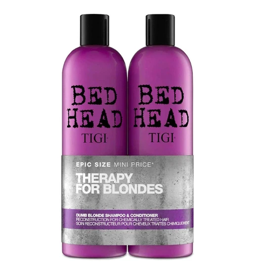 TIGI Bed Head Dumb Blonde Shampoo & Conditioner For Blonde Hair 2 x 750ml