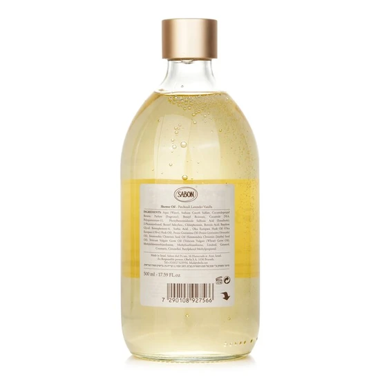 Sabon Shower Oil Patchouli Lanvender Vanilla 500ml