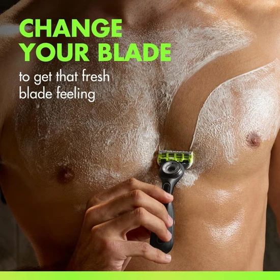 Gillette Labs Body + Intimate Replacement Blades 4 Pack