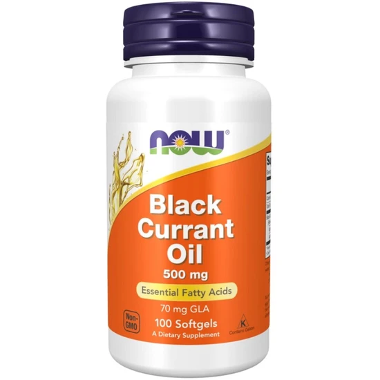 NOW Foods Black Currant Oil 500mg 100 Softgels