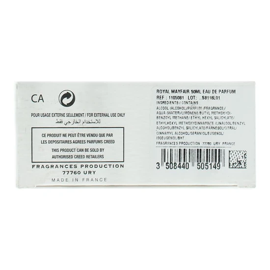 Creed Royal Mayfair Eau De Parfum 50ml