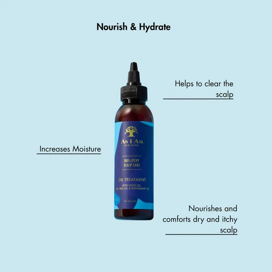 As I Am Dry & Itchy Scalp Care Olive & Tea Tree Oil Treatment 120ml