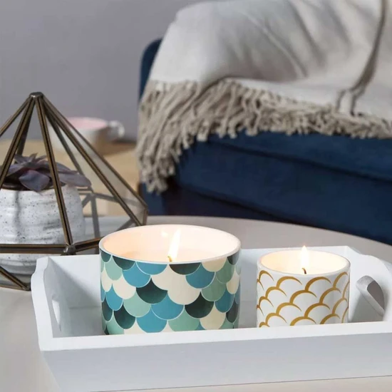 Wax Lyrical Green Tea & Bergamot Ceramic Candle