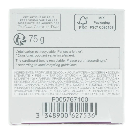 DIOR Eau Sauvage Deodorant Stick 75g