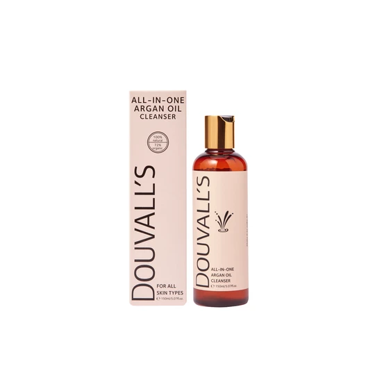 Douvall's Luxury Argan Gift Set Containing 150ml Argan Cleanser & 50ml Organic First Cold Pressed Argan Oil