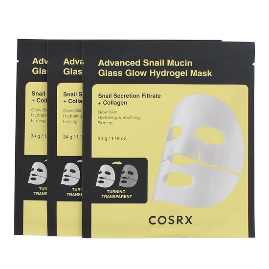 CosRx Advanced Snail Mucin Glass Glow Hydrogel Face Mask 34g