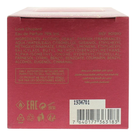 Chopard Love Eau De Parfum 100ml