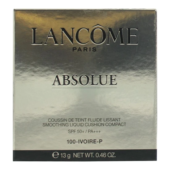 Lancôme Absolue Smoothing Liquid Cushion Compact SPF 50+ 100-Ivoire-P