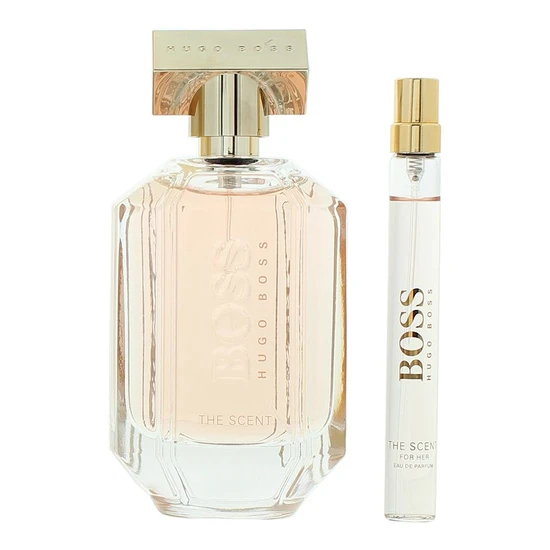 Hugo Boss The Scent For Her Gift Set 100ml Eau De Parfum + 10ml Eau De Parfum