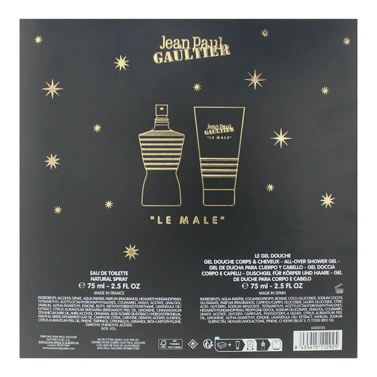Jean Paul Gaultier Le Male Eau De Toilette Gift Set 75ml Eau De Toilette + 75ml Shower Gel