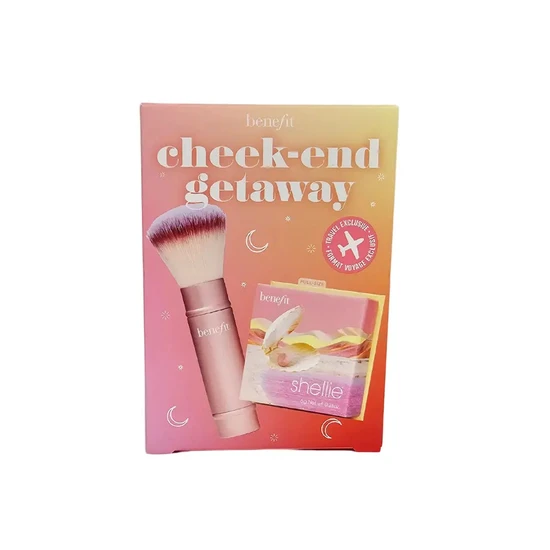 Benefit Shellie Blush Cheek-End Getaway Set Shellie Blush + Multitasking Brush 6g