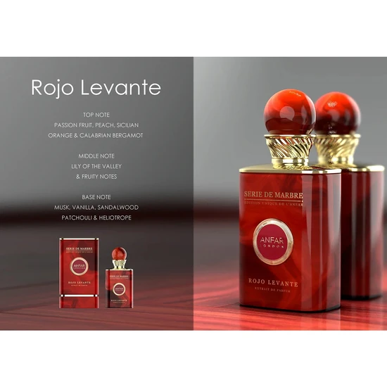 Anfar Rojo Levante Extrait De Parfum 100ml