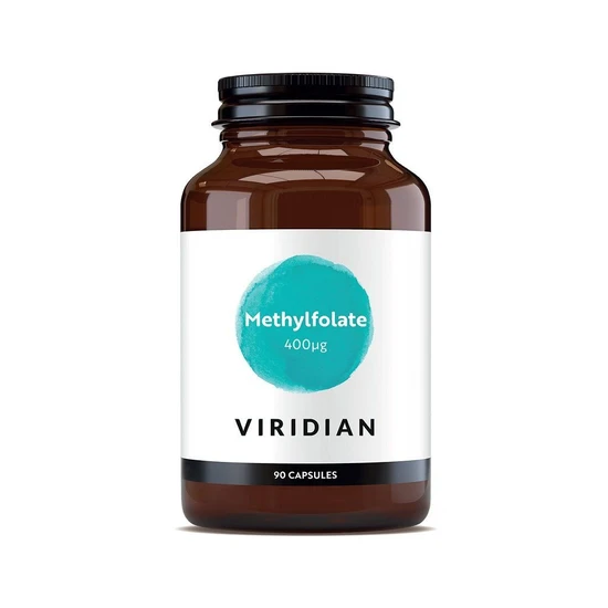 Viridian Methylfolate 400ug Capsules 90 Capsules